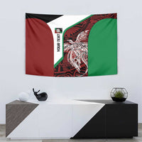 Personalised PNG East New Britain Province Tapestry Bird of Paradise Tattoo Flag Motif LT9 - Polynesian Pride