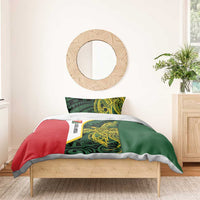 Personalised PNG East Sepik Province Bedding Set Bird of Paradise Tattoo Flag Motif LT9 - Polynesian Pride