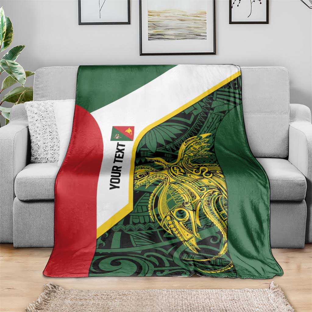 Personalised PNG East Sepik Province Blanket Bird of Paradise Tattoo Flag Motif LT9 - Polynesian Pride