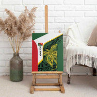 Personalised PNG East Sepik Province Canvas Wall Art Bird of Paradise Tattoo Flag Motif LT9 - Polynesian Pride