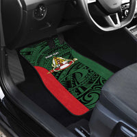 Personalised PNG East Sepik Province Car Mats Bird of Paradise Tattoo Flag Motif LT9 - Polynesian Pride