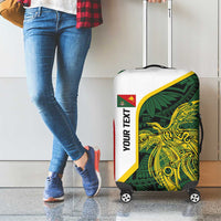 Personalised PNG East Sepik Province Luggage Cover Bird of Paradise Tattoo Flag Motif LT9 - Polynesian Pride