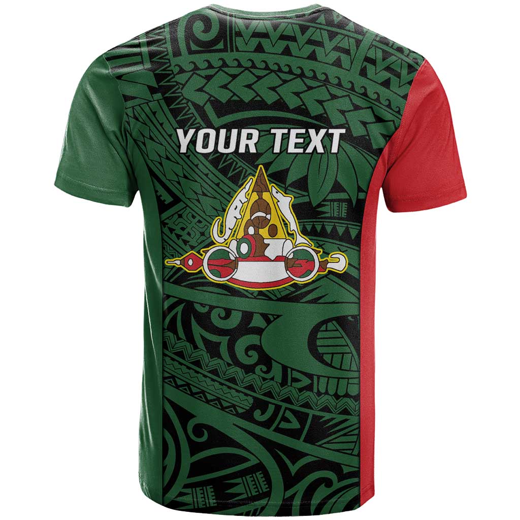 Personalised PNG East Sepik Province T Shirt Bird of Paradise Tattoo Flag Motif LT9 - Polynesian Pride