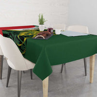 Personalised PNG East Sepik Province Tablecloth Bird of Paradise Tattoo Flag Motif LT9 - Polynesian Pride
