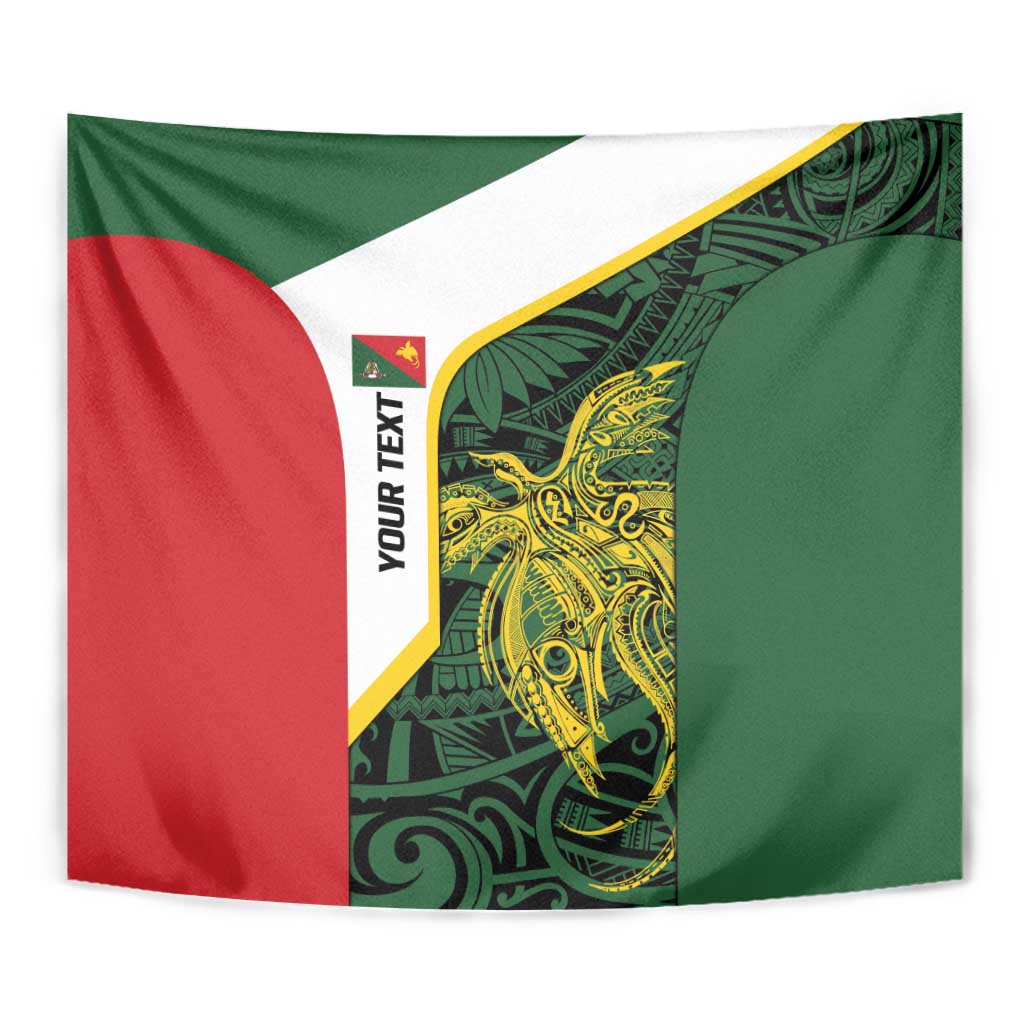 Personalised PNG East Sepik Province Tapestry Bird of Paradise Tattoo Flag Motif LT9 - Polynesian Pride