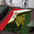 Personalised PNG Eastern Highlands Area Rug Bird of Paradise Tattoo Flag Motif - Polynesian Pride