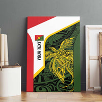 Personalised PNG Eastern Highlands Canvas Wall Art Bird of Paradise Tattoo Flag Motif LT9 - Polynesian Pride