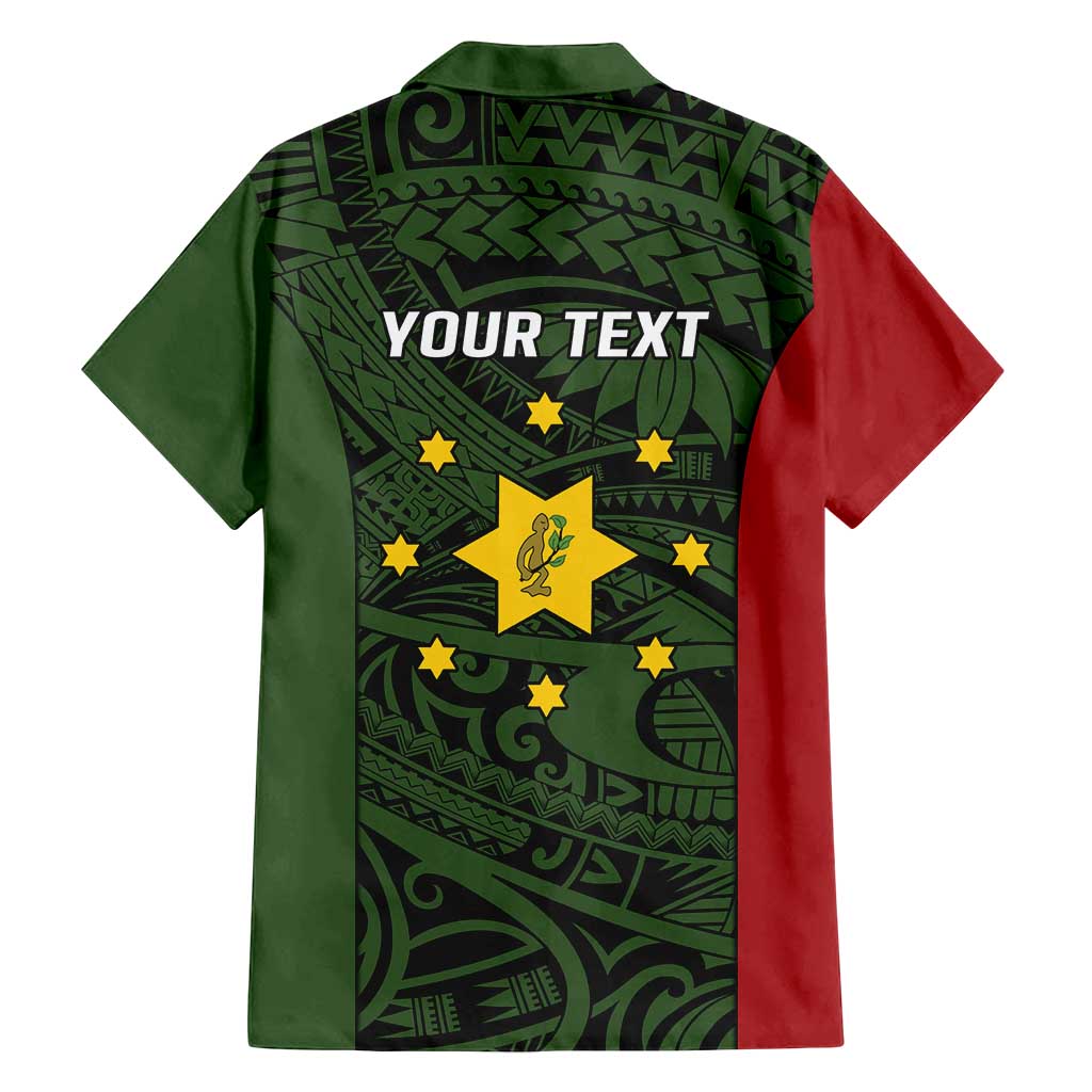 Personalised PNG Eastern Highlands Family Matching Summer Maxi Dress and Hawaiian Shirt Bird of Paradise Tattoo Flag Motif LT9 - Polynesian Pride