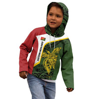 Personalised PNG Eastern Highlands Kid Hoodie Bird of Paradise Tattoo Flag Motif LT9 - Polynesian Pride