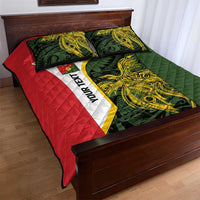 Personalised PNG Eastern Highlands Quilt Bed Set Bird of Paradise Tattoo Flag Motif LT9 - Polynesian Pride