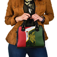 Personalised PNG Eastern Highlands Shoulder Handbag Bird of Paradise Tattoo Flag Motif LT9 - Polynesian Pride