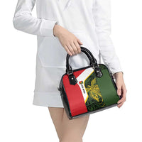 Personalised PNG Eastern Highlands Shoulder Handbag Bird of Paradise Tattoo Flag Motif LT9 - Polynesian Pride