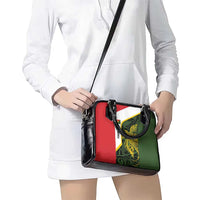 Personalised PNG Eastern Highlands Shoulder Handbag Bird of Paradise Tattoo Flag Motif LT9 - Polynesian Pride