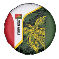 Personalised PNG Eastern Highlands Spare Tire Cover Bird of Paradise Tattoo Flag Motif LT9 - Polynesian Pride