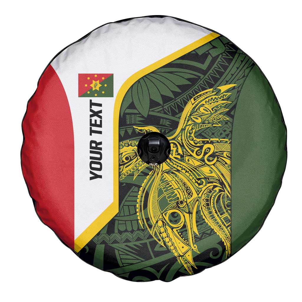 Personalised PNG Eastern Highlands Spare Tire Cover Bird of Paradise Tattoo Flag Motif LT9 - Polynesian Pride