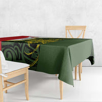 Personalised PNG Eastern Highlands Tablecloth Bird of Paradise Tattoo Flag Motif - Polynesian Pride