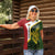 Personalised PNG Eastern Highlands Women Polo Shirt Bird of Paradise Tattoo Flag Motif - Polynesian Pride