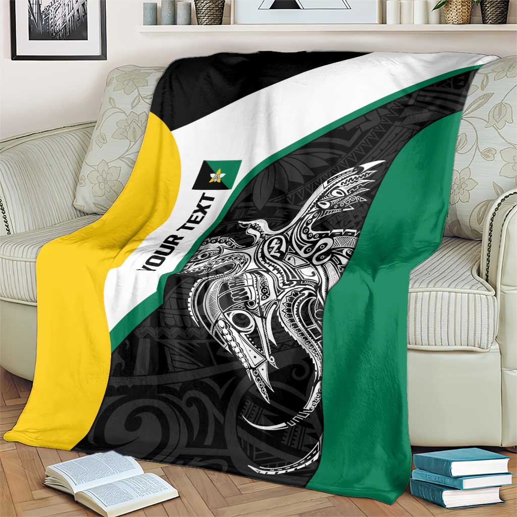 Personalised PNG Enga Province Blanket Bird of Paradise Tattoo Flag Motif LT9 - Polynesian Pride