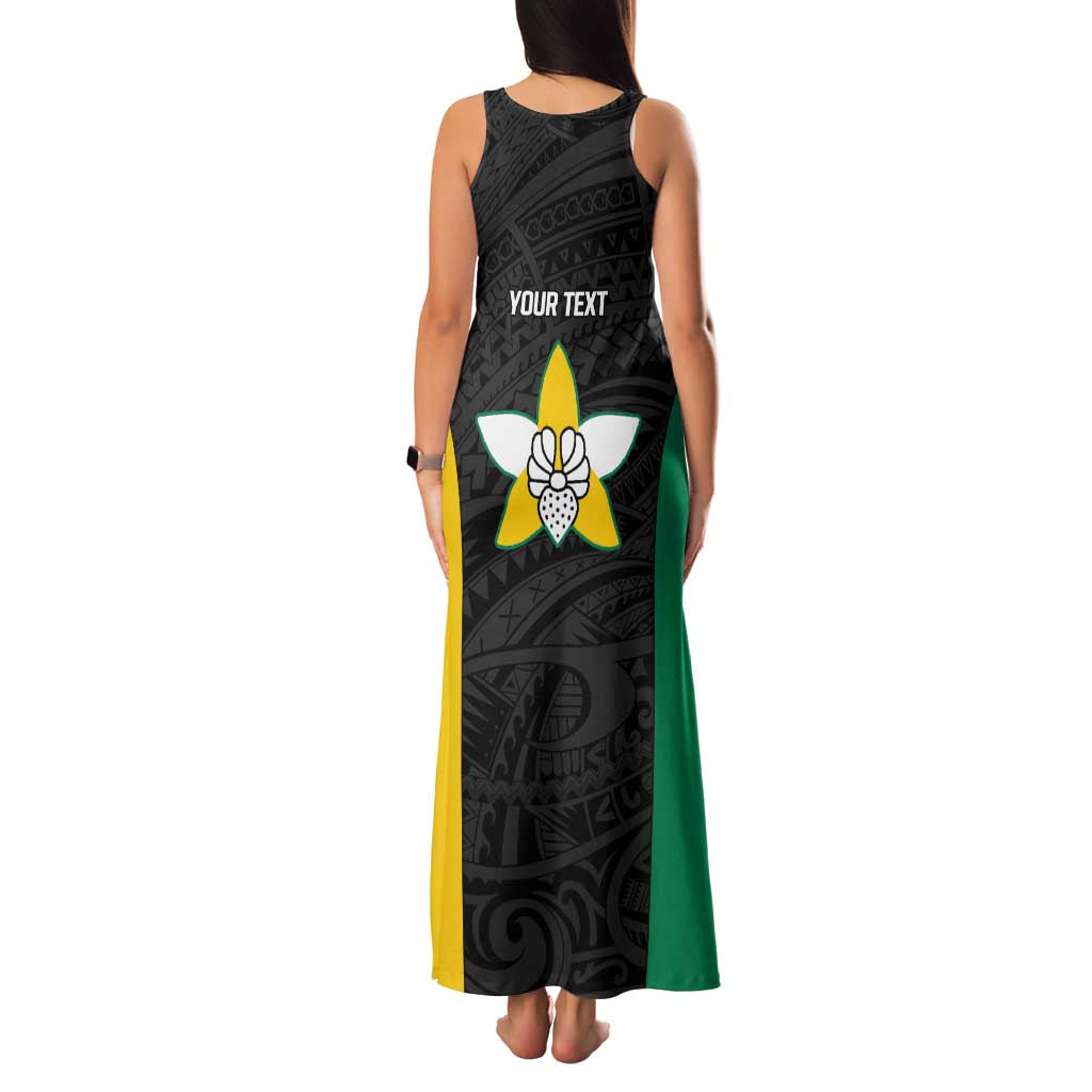 Personalised PNG Enga Province Family Matching Tank Maxi Dress and Hawaiian Shirt Bird of Paradise Tattoo Flag Motif LT9 - Polynesian Pride