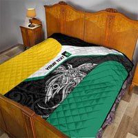 Personalised PNG Enga Province Quilt Bird of Paradise Tattoo Flag Motif LT9 - Polynesian Pride
