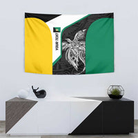 Personalised PNG Enga Province Tapestry Bird of Paradise Tattoo Flag Motif LT9 - Polynesian Pride