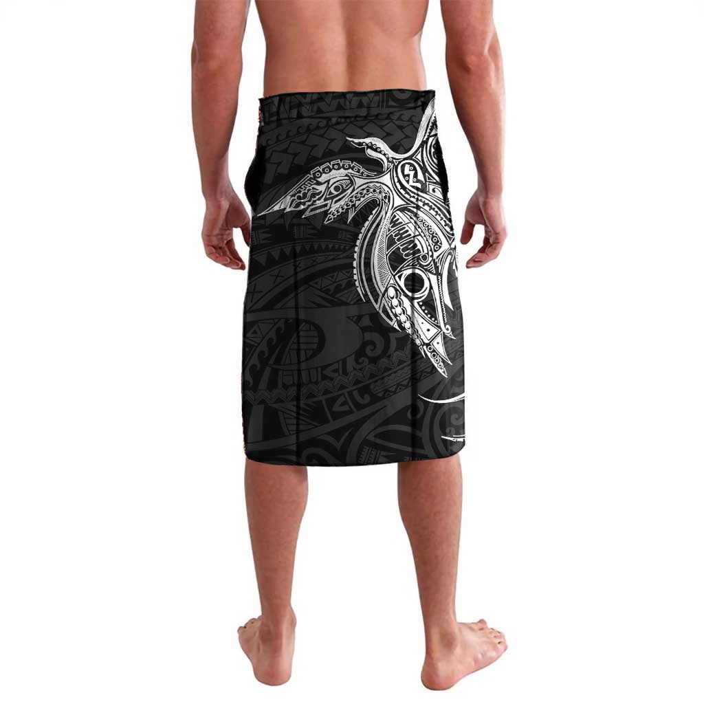 Personalised PNG Gulf Province Lavalava Bird of Paradise Tattoo Flag Motif LT9 - Polynesian Pride