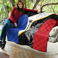 Personalised PNG Gulf Province Quilt Bird of Paradise Tattoo Flag Motif LT9 - Polynesian Pride