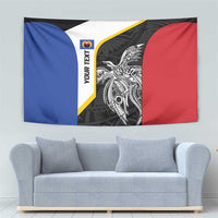 Personalised PNG Gulf Province Tapestry Bird of Paradise Tattoo Flag Motif LT9 - Polynesian Pride