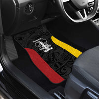 Personalised PNG Madang Province Car Mats Bird of Paradise Tattoo Flag Motif LT9 - Polynesian Pride