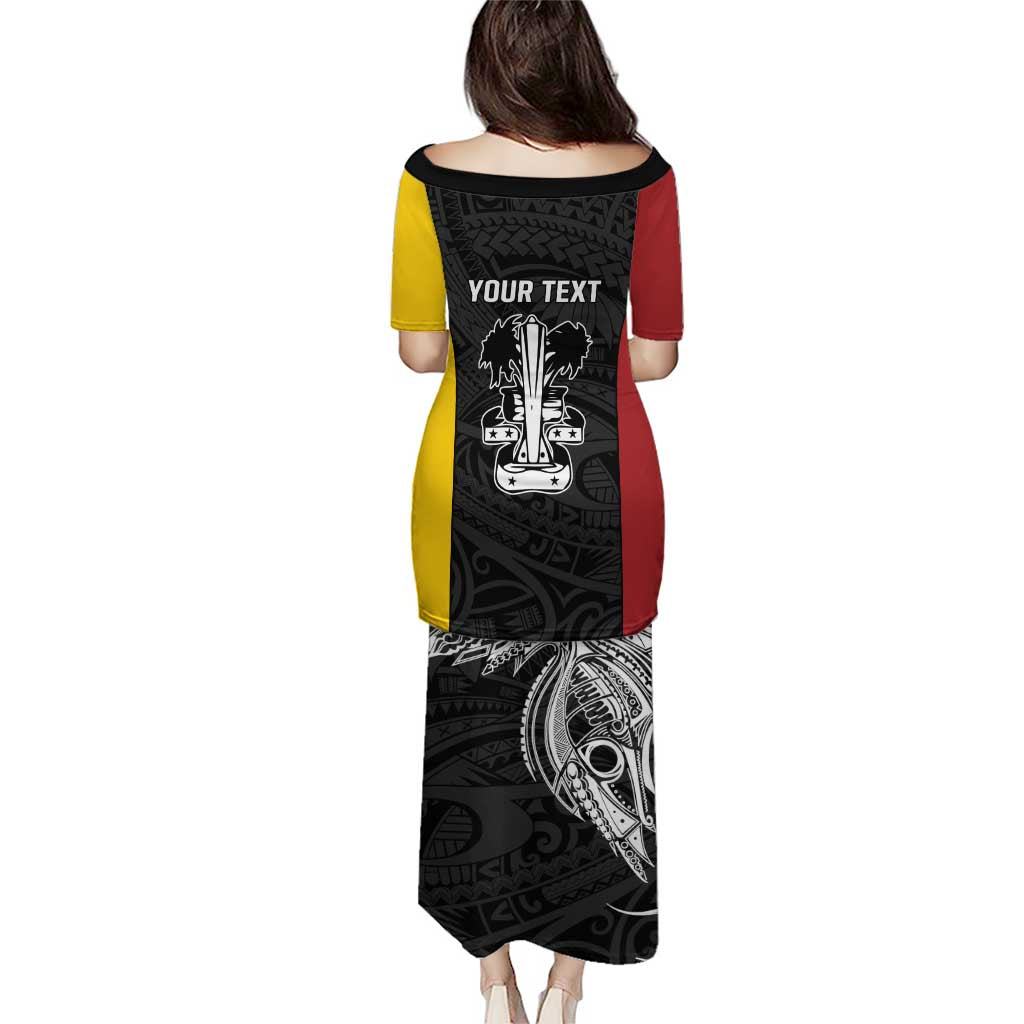 Personalised PNG Madang Province Puletasi Bird of Paradise Tattoo Flag Motif LT9 - Polynesian Pride