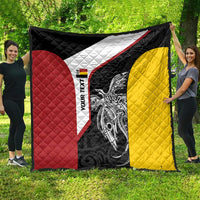 Personalised PNG Madang Province Quilt Bird of Paradise Tattoo Flag Motif LT9 - Polynesian Pride