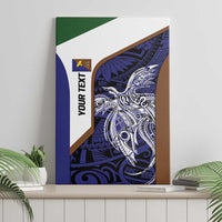 Personalised PNG Manus Province Canvas Wall Art Bird of Paradise Tattoo Flag Motif LT9 - Polynesian Pride