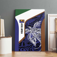 Personalised PNG Manus Province Canvas Wall Art Bird of Paradise Tattoo Flag Motif LT9 - Polynesian Pride