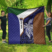 Personalised PNG Manus Province Quilt Bird of Paradise Tattoo Flag Motif LT9 - Polynesian Pride