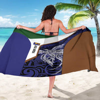 Personalised PNG Manus Province Sarong Bird of Paradise Tattoo Flag Motif LT9 - Polynesian Pride