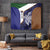 Personalised PNG Manus Province Tapestry Bird of Paradise Tattoo Flag Motif - Polynesian Pride