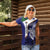 Personalised PNG Manus Province Women Polo Shirt Bird of Paradise Tattoo Flag Motif - Polynesian Pride