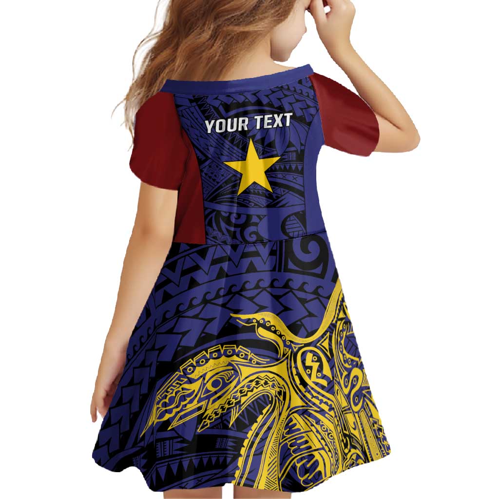 Personalised PNG Milne Bay Province Family Matching Off Shoulder Maxi Dress and Hawaiian Shirt Bird of Paradise Tattoo Flag Motif LT9 - Polynesian Pride