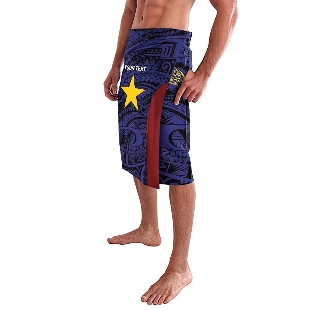 Personalised PNG Milne Bay Province Lavalava Bird of Paradise Tattoo Flag Motif LT9 - Polynesian Pride