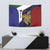 Personalised PNG Milne Bay Province Tapestry Bird of Paradise Tattoo Flag Motif - Polynesian Pride