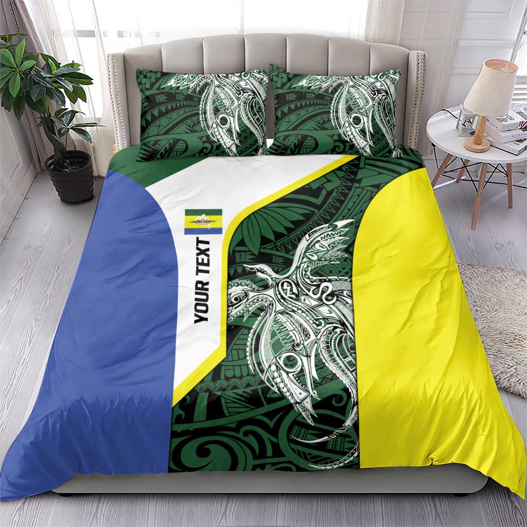 Personalised PNG Morobe Province Bedding Set Bird of Paradise Tattoo Flag Motif LT9 - Polynesian Pride