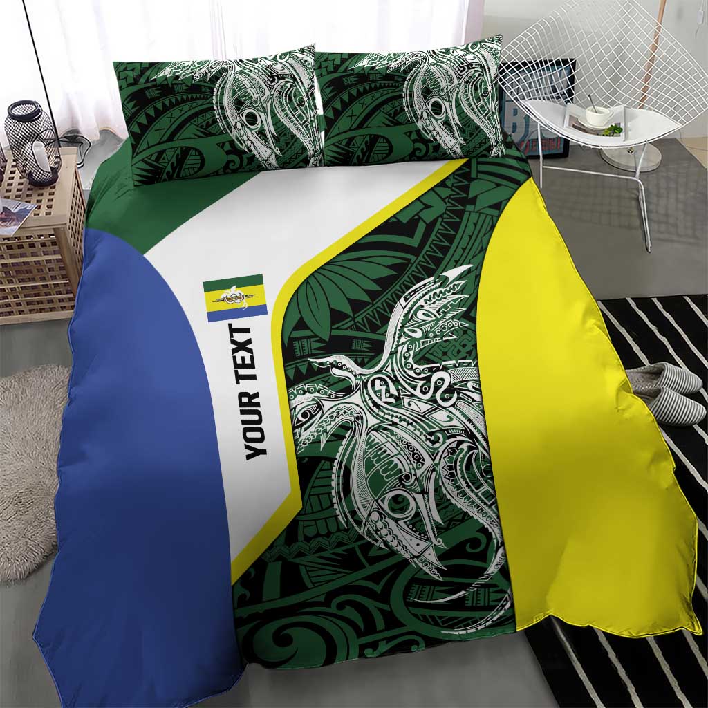 Personalised PNG Morobe Province Bedding Set Bird of Paradise Tattoo Flag Motif LT9 - Polynesian Pride