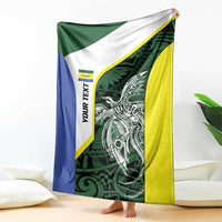 Personalised PNG Morobe Province Blanket Bird of Paradise Tattoo Flag Motif LT9 - Polynesian Pride