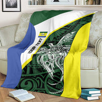 Personalised PNG Morobe Province Blanket Bird of Paradise Tattoo Flag Motif LT9 - Polynesian Pride