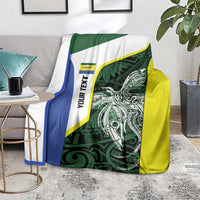 Personalised PNG Morobe Province Blanket Bird of Paradise Tattoo Flag Motif LT9 - Polynesian Pride