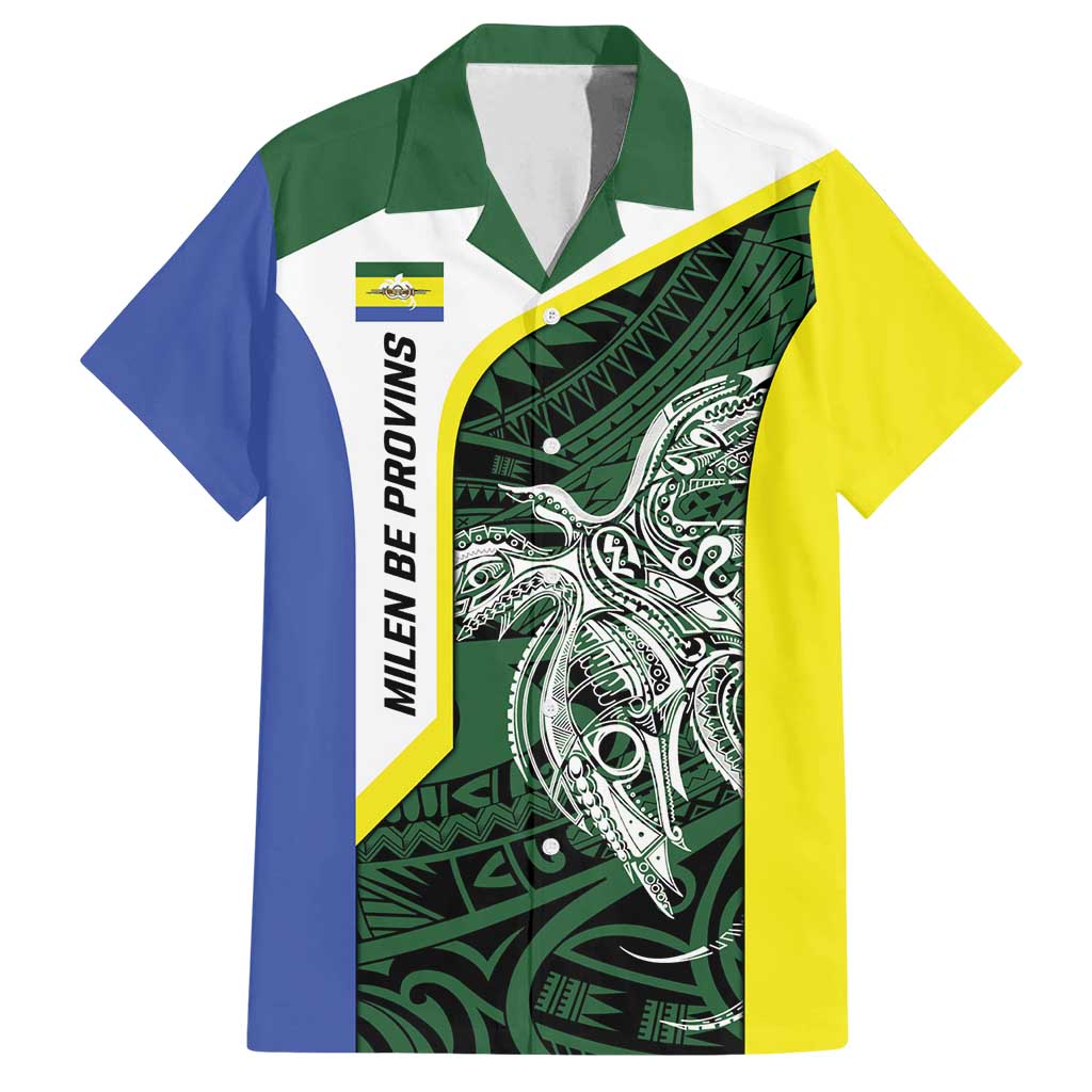 Personalised PNG Morobe Province Family Matching Long Sleeve Bodycon Dress and Hawaiian Shirt Bird of Paradise Tattoo Flag Motif LT9 Dad's Shirt - Short Sleeve Green - Polynesian Pride