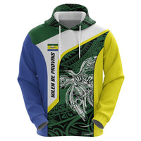 Personalised PNG Morobe Province Hoodie Bird of Paradise Tattoo Flag Motif LT9 - Polynesian Pride