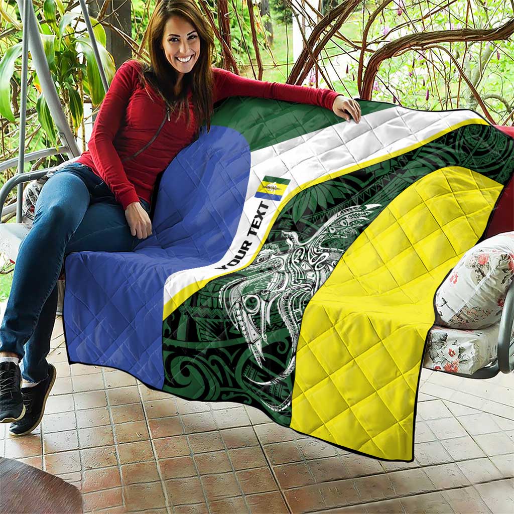 Personalised PNG Morobe Province Quilt Bird of Paradise Tattoo Flag Motif LT9 - Polynesian Pride