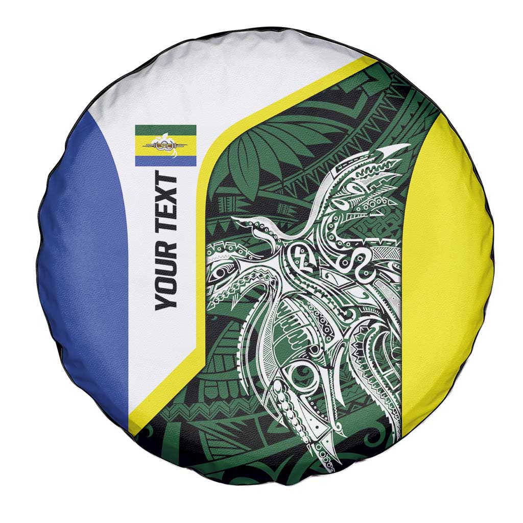 Personalised PNG Morobe Province Spare Tire Cover Bird of Paradise Tattoo Flag Motif LT9 - Polynesian Pride