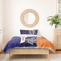 Personalised PNG New Ireland Bedding Set Bird of Paradise Tattoo Flag Motif LT9 - Polynesian Pride